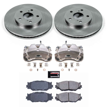 PowerStop Power Stop 06-15 Lexus IS250 Front Autospecialty Brake Kit w/Calipers KCOE2406