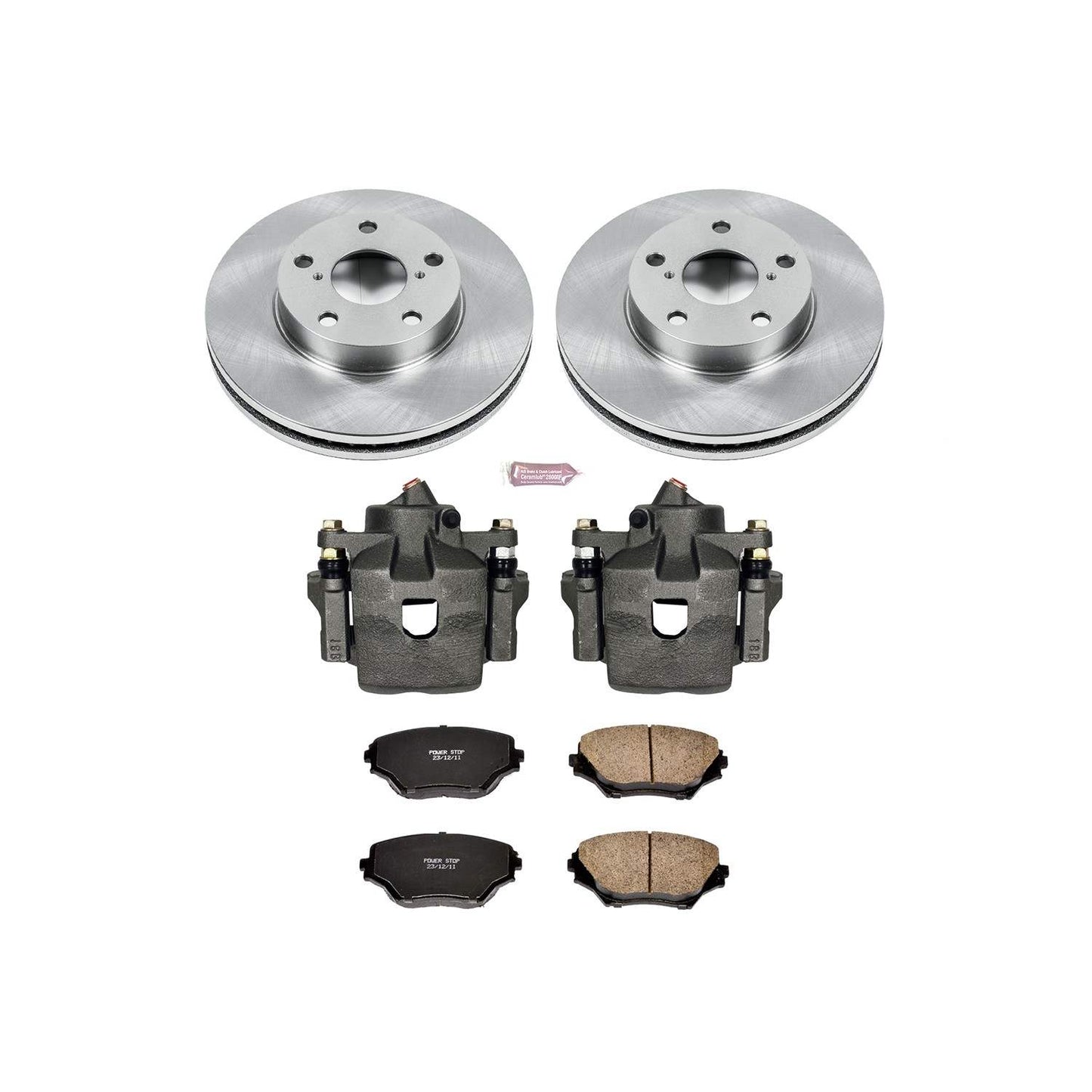 PowerStop Power Stop 01-05 Toyota RAV4 Front Autospecialty Brake Kit w/Calipers KCOE2419