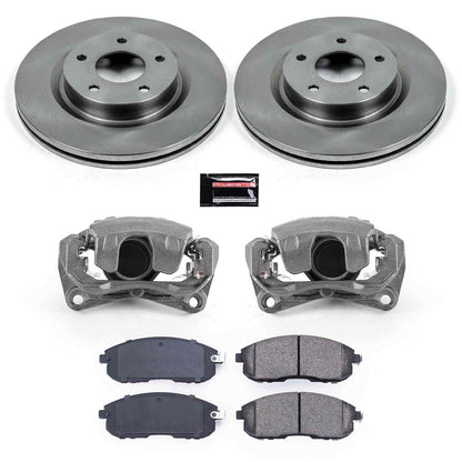 PowerStop Power Stop 07-13 Nissan Altima Front Autospecialty Brake Kit w/Calipers KCOE241