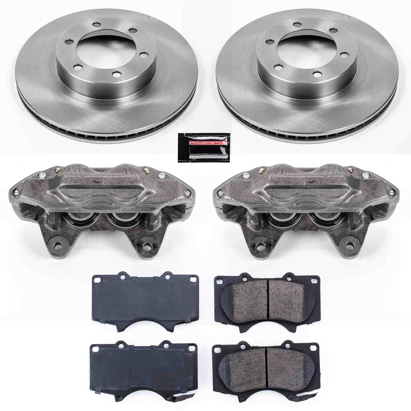 PowerStop Power Stop 03-09 Lexus GX470 Front Autospecialty Brake Kit w/Calipers KCOE2421