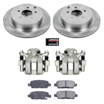 PowerStop Power Stop 03-08 Infiniti FX35 Rear Autospecialty Brake Kit w/Calipers KCOE2427B