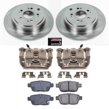 PowerStop Power Stop 06-14 Honda Ridgeline Rear Autospecialty Brake Kit w/Calipers KCOE2431