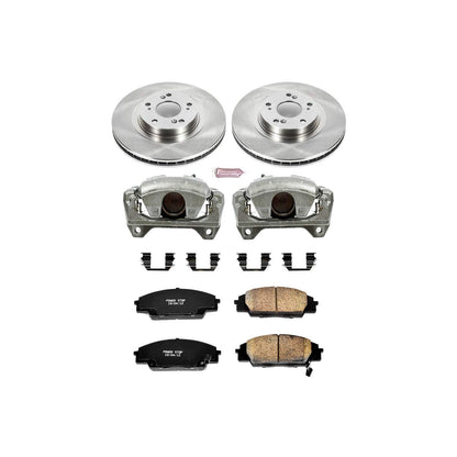 PowerStop Power Stop 02-06 Acura RSX Front Autospecialty Brake Kit w/Calipers KCOE2439