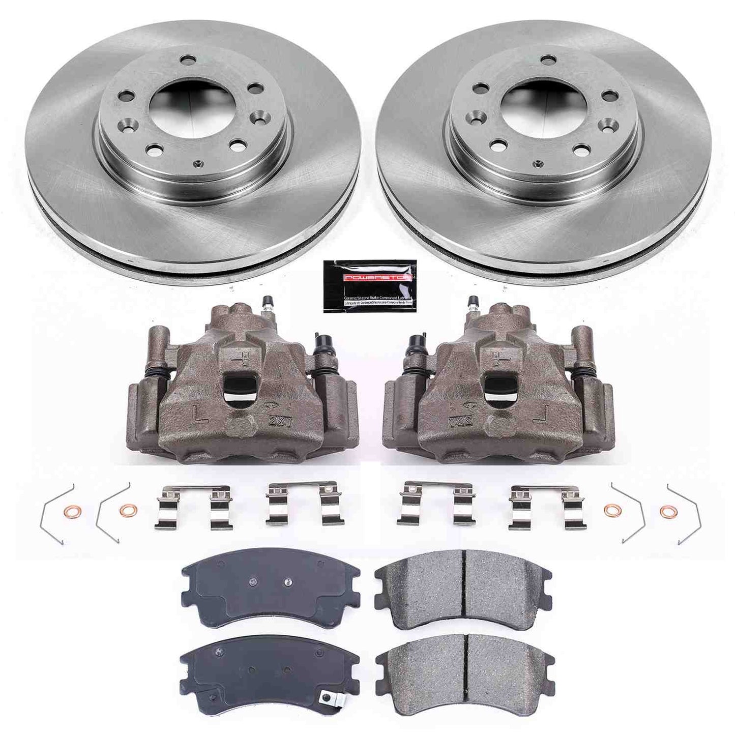 PowerStop Power Stop 03-05 Mazda 6 Front Autospecialty Brake Kit w/Calipers KCOE2448