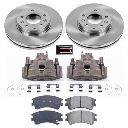 PowerStop Power Stop 03-05 Mazda 6 Front Autospecialty Brake Kit w/Calipers KCOE2448