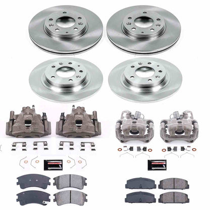 PowerStop Power Stop 03-05 Mazda 6 Autospecialty Kit w/ Calipers - Front and Rear KCOE2449
