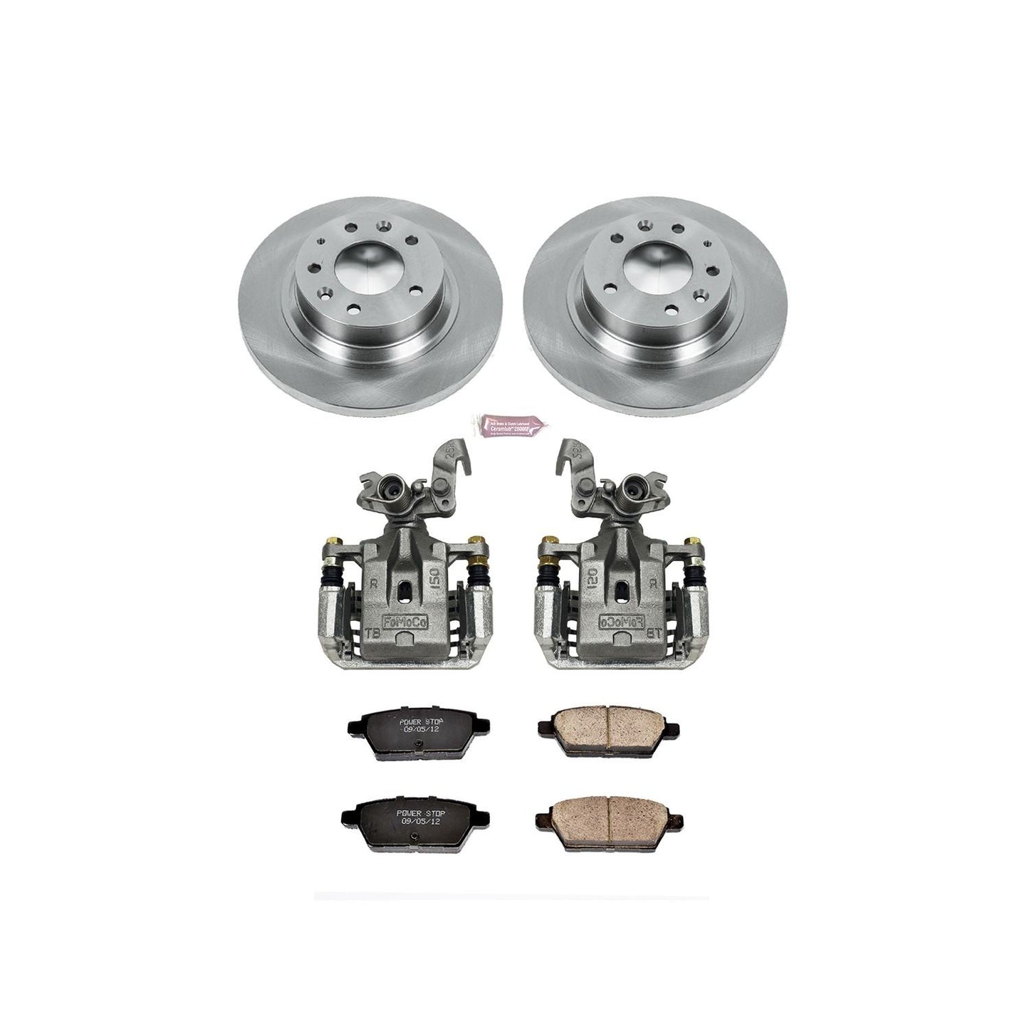 PowerStop Power Stop 06-12 Ford Fusion Rear Autospecialty Brake Kit w/Calipers KCOE2450