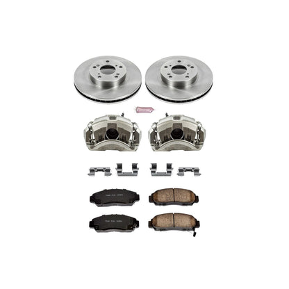 PowerStop Power Stop 03-07 Honda Accord Front Autospecialty Brake Kit w/Calipers KCOE2558