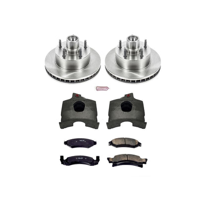 PowerStop Power Stop 1986 Ford E-150 Econoline Front Autospecialty Brake Kit w/Calipers KCOE2578