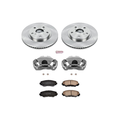 PowerStop Power Stop 10-12 Lexus HS250h Front Autospecialty Brake Kit w/Calipers KCOE258A