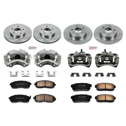PowerStop Power Stop 2001 Infiniti I30 Autospecialty Kit w/ Calipers - Front and Rear KCOE2703