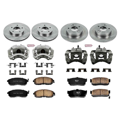 PowerStop Power Stop 99-01 Nissan Maxima Autospecialty Kit w/ Calipers - Front and Rear KCOE2704