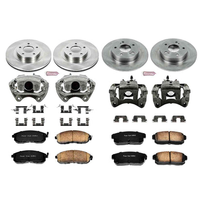 PowerStop Power Stop 02-04 Infiniti I35 Autospecialty Kit w/ Calipers - Front and Rear KCOE2706
