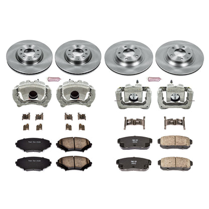 PowerStop Power Stop 04-08 Mazda RX-8 Autospecialty Kit w/ Calipers - Front and Rear KCOE2725