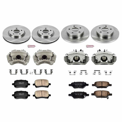 PowerStop Power Stop 2007 Chevrolet Cobalt Autospecialty Kit w/ Calipers - Front and Rear KCOE2731