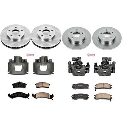 PowerStop Power Stop 1993 Cadillac Allante Autospecialty Kit w/ Calipers - Front and Rear KCOE2760A