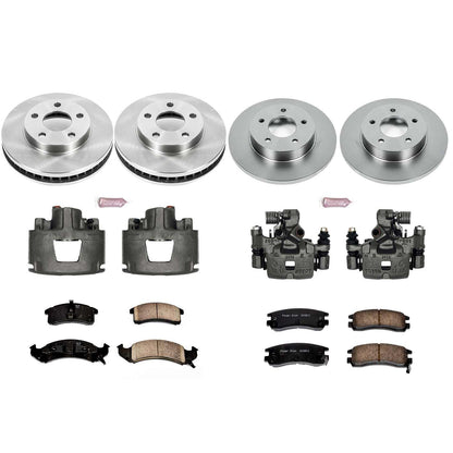 PowerStop Power Stop 1993 Cadillac Eldorado Autospecialty Kit w/ Calipers - Front and Rear KCOE2762A