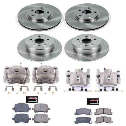 PowerStop Power Stop 99-01 Lexus RX300 Autospecialty Kit w/ Calipers - Front and Rear KCOE2774