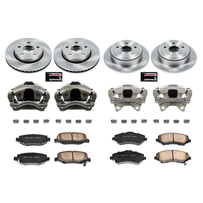 PowerStop Power Stop 07-17 Jeep Wrangler Autospecialty Kit w/ Calipers - Front and Rear KCOE2798