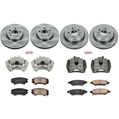 PowerStop Power Stop 10-15 Chevrolet Camaro Autospecialty Kit w/ Calipers - Front and Rear KCOE2816