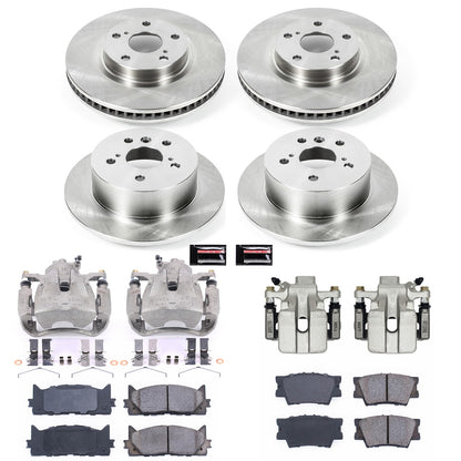 PowerStop Power Stop 07-12 Lexus ES350 Autospecialty Kit w/ Calipers - Front and Rear KCOE2822