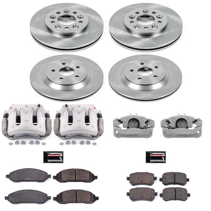PowerStop Power Stop 04-07 Ford Freestar Autospecialty Kit w/ Calipers - Front and Rear KCOE2828
