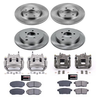 PowerStop Power Stop 07-09 Ford Edge Autospecialty Kit w/ Calipers - Front and Rear KCOE2830