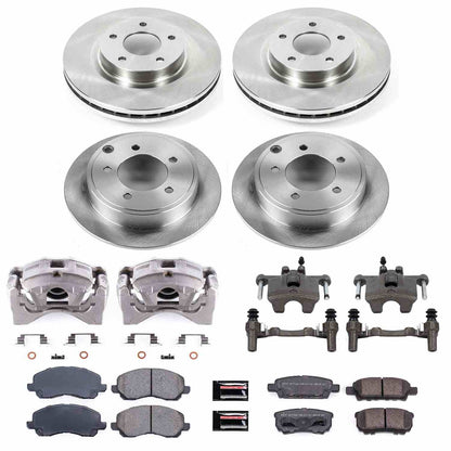 PowerStop Power Stop 11-14 Chrysler 200 Autospecialty Kit w/ Calipers - Front and Rear KCOE2840