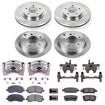 PowerStop Power Stop 11-14 Chrysler 200 Autospecialty Kit w/ Calipers - Front and Rear KCOE2840