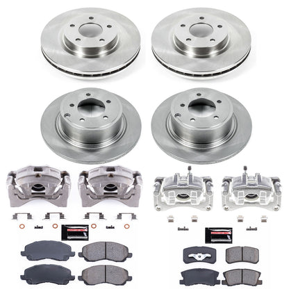 PowerStop Power Stop 11-14 Chrysler 200 Autospecialty Kit w/ Calipers - Front and Rear KCOE2848A