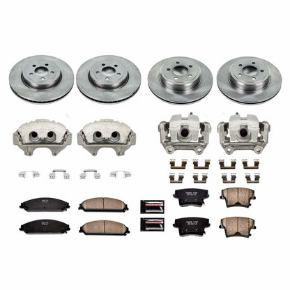 PowerStop Power Stop 05-18 Chrysler 300 Autospecialty Kit w/ Calipers - Front and Rear KCOE2853