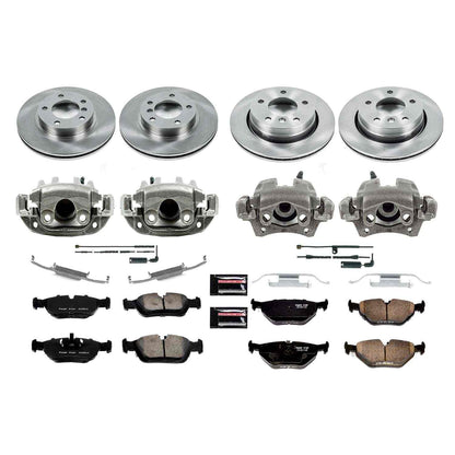 PowerStop Power Stop 2000 BMW 323Ci Autospecialty Kit w/ Calipers - Front and Rear KCOE2867