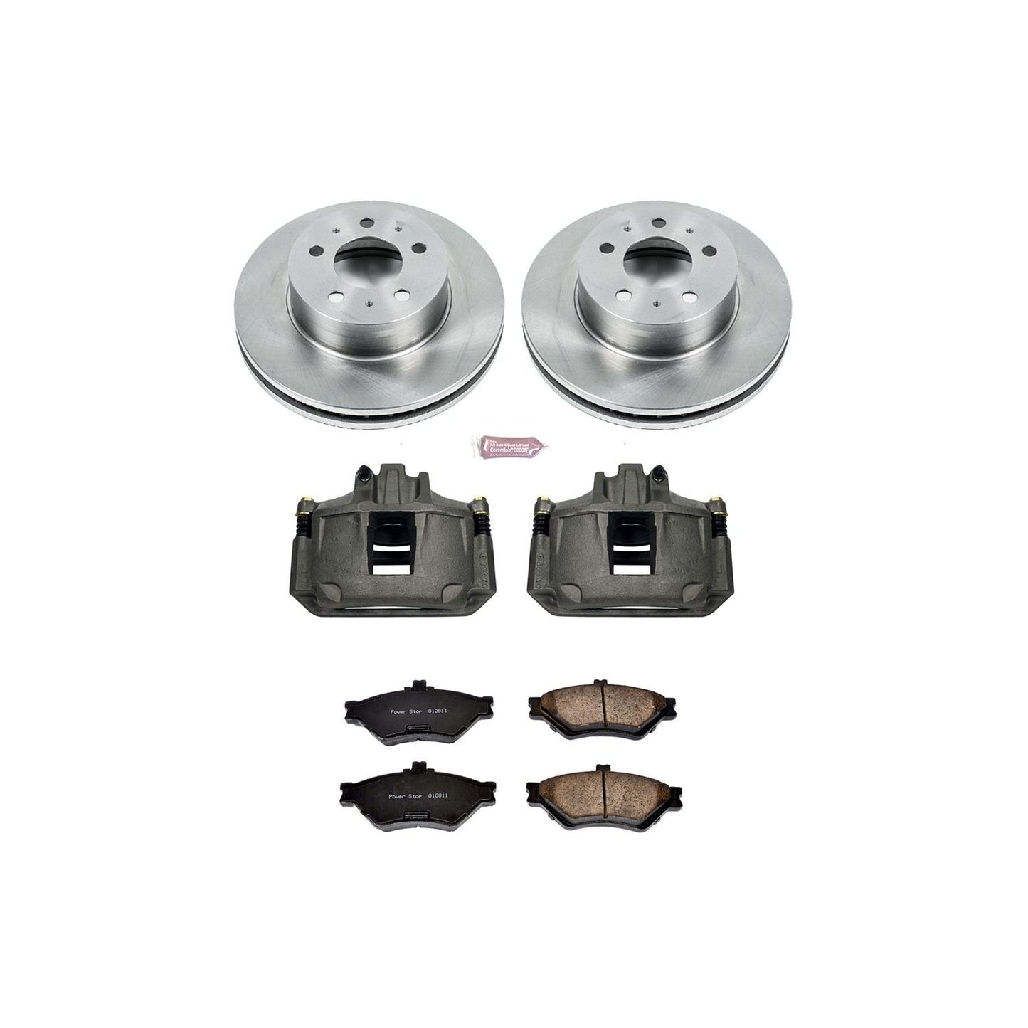 PowerStop Power Stop 95-97 Ford Crown Victoria Front Autospecialty Brake Kit w/Calipers KCOE2917