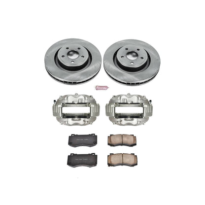 PowerStop Power Stop 06-10 Jeep Grand Cherokee Front Autospecialty Brake Kit w/Calipers KCOE2924