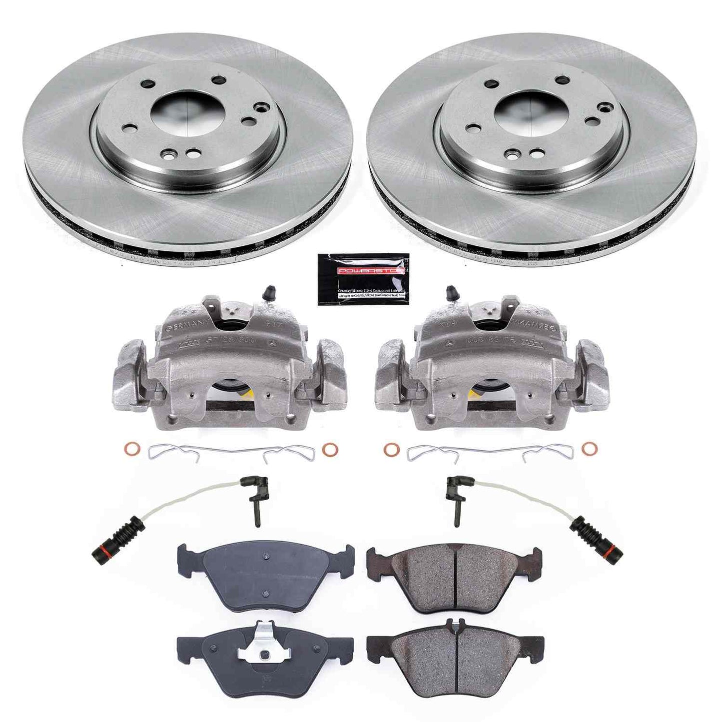 PowerStop Power Stop 98-02 Mercedes-Benz CLK320 Front Autospecialty Brake Kit w/Calipers KCOE2926