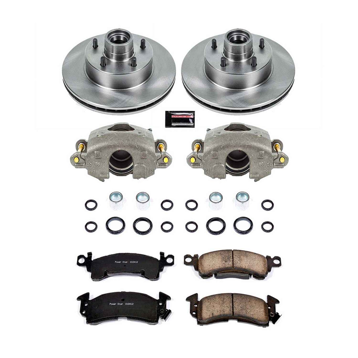PowerStop Power Stop 91-96 Buick Roadmaster Front Autospecialty Brake Kit w/Calipers KCOE2936