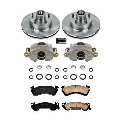 PowerStop Power Stop 91-93 Chevrolet Caprice Front Autospecialty Brake Kit w/Calipers KCOE2937