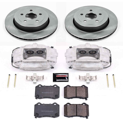 PowerStop Power Stop 06-10 Jeep Grand Cherokee Rear Autospecialty Brake Kit w/Calipers KCOE2949