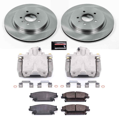 PowerStop Power Stop 06-07 Cadillac CTS Rear Autospecialty Brake Kit w/Calipers KCOE2958
