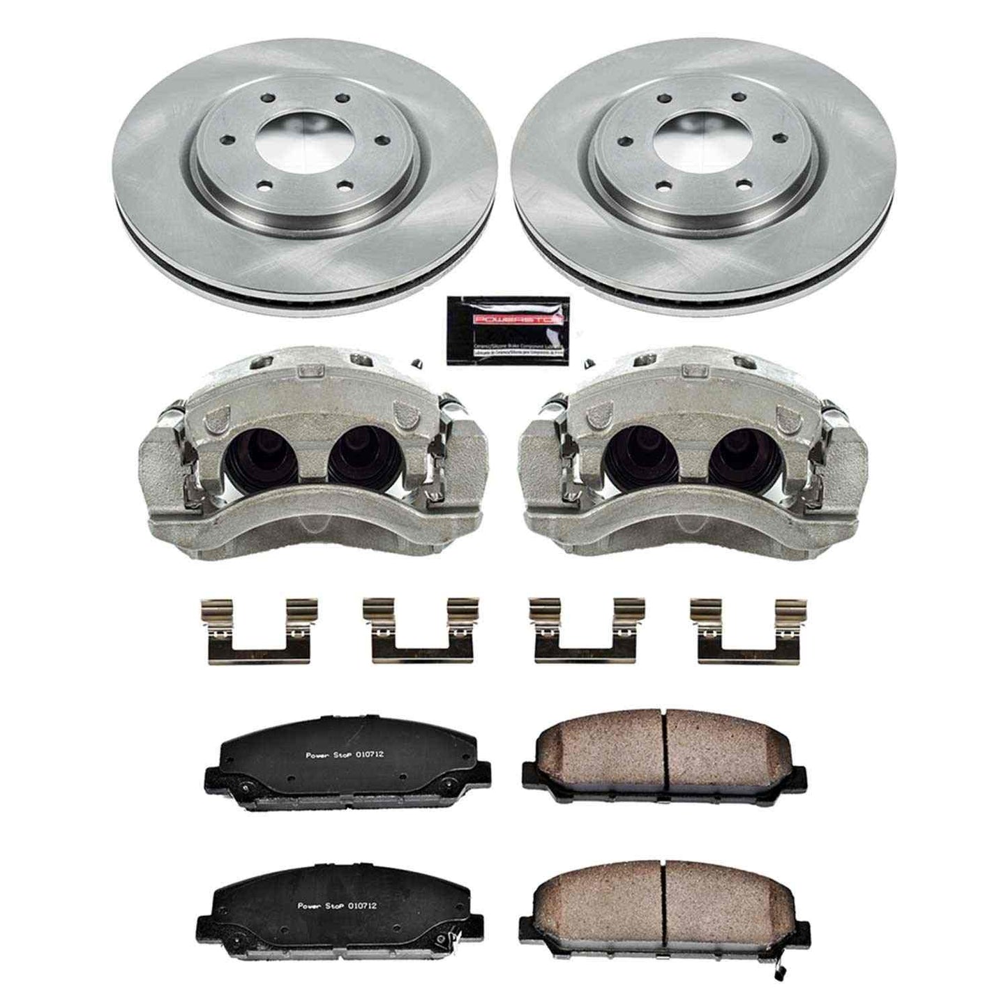 PowerStop Power Stop 08-10 Infiniti QX56 Front Autospecialty Brake Kit w/Calipers KCOE2961
