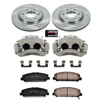 PowerStop Power Stop 08-10 Infiniti QX56 Front Autospecialty Brake Kit w/Calipers KCOE2961
