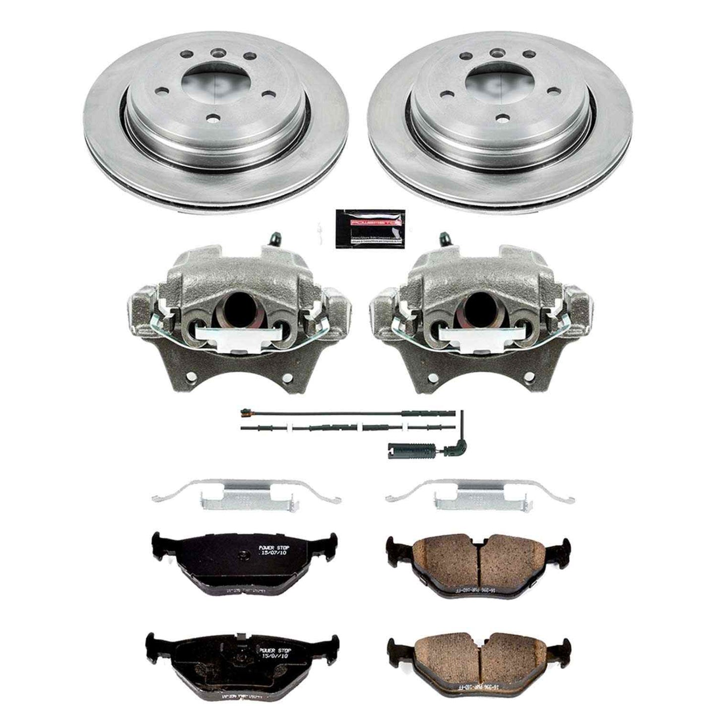 PowerStop Power Stop 01-05 BMW 325xi Rear Autospecialty Brake Kit w/Calipers KCOE2970
