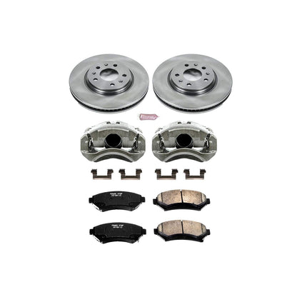 PowerStop Power Stop 2004 Cadillac Seville Front Autospecialty Brake Kit w/Calipers KCOE2975