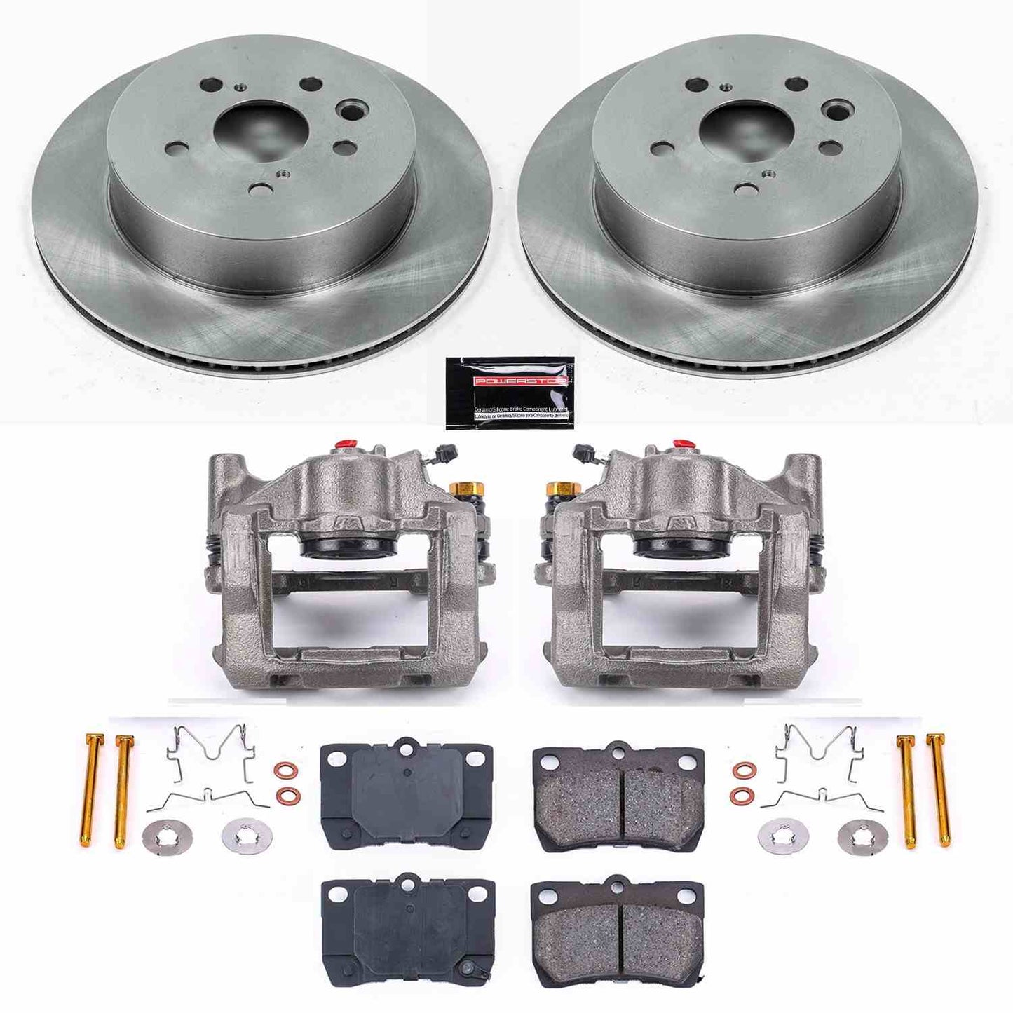 PowerStop Power Stop 07-11 Lexus GS350 Rear Autospecialty Brake Kit w/Calipers KCOE2977A