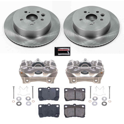 PowerStop Power Stop 2006 Lexus GS300 Rear Autospecialty Brake Kit w/Calipers KCOE2977