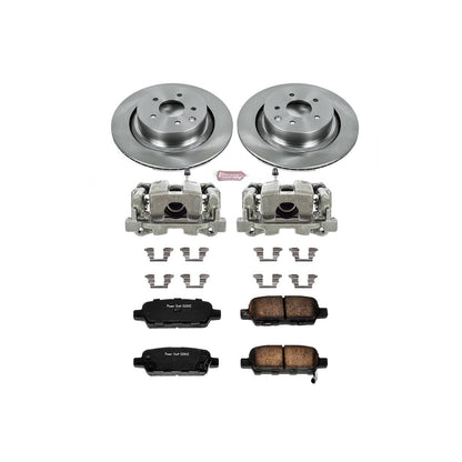 PowerStop Power Stop 07-08 Infiniti G35 Rear Autospecialty Brake Kit w/Calipers KCOE2986