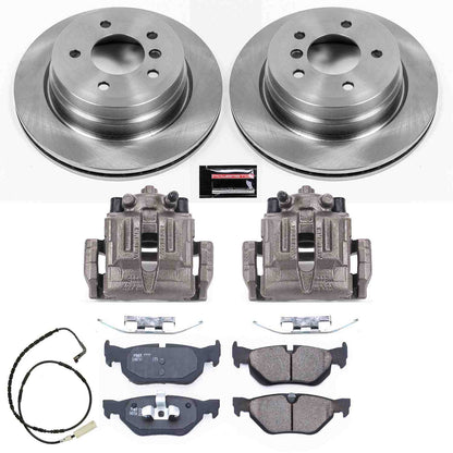PowerStop Power Stop 2006 BMW 325xi Rear Autospecialty Brake Kit w/Calipers KCOE3001