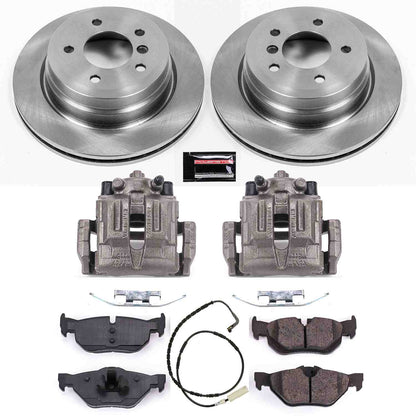 PowerStop Power Stop 07-10 BMW 328i Rear Autospecialty Brake Kit w/Calipers KCOE3002