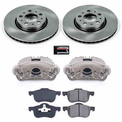 PowerStop Power Stop 01-07 Volvo S60 Front Autospecialty Brake Kit w/Calipers KCOE3004A