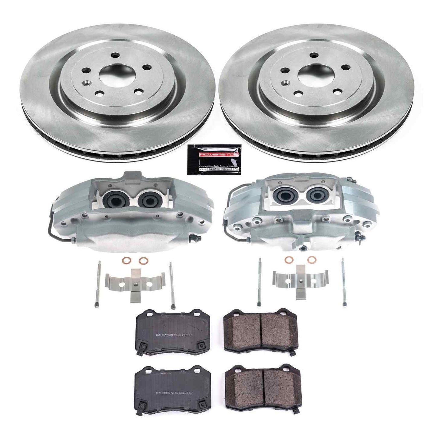 PowerStop Power Stop 09-15 Cadillac CTS Rear Autospecialty Brake Kit w/Calipers KCOE3019A